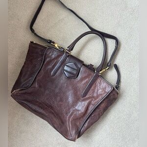 Marc Jacob’s dark purple Leather Tote Bag